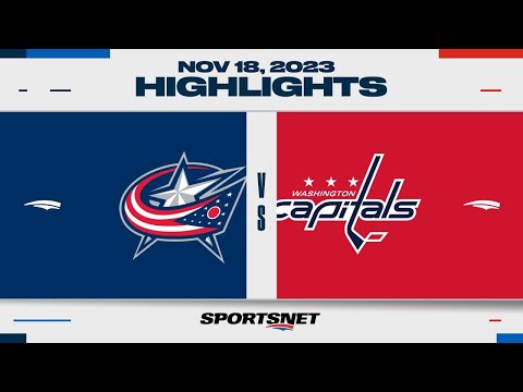 NHL Highlights | Blue Jackets vs. Capitals - November 18, 2023