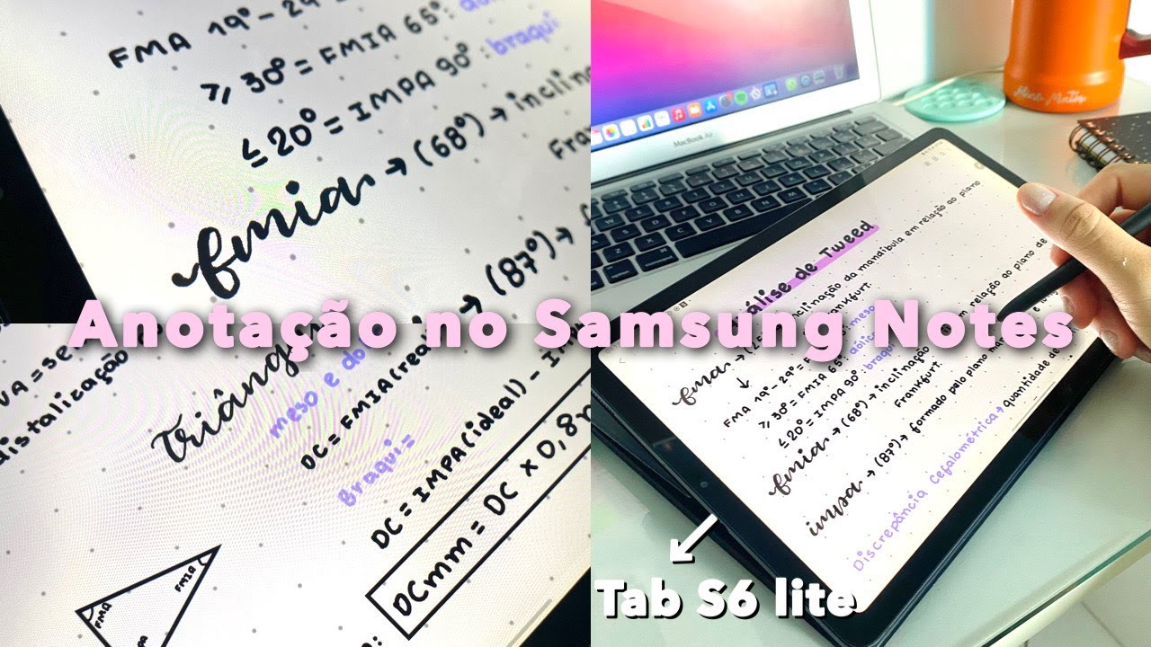 Anotação no *Samsung Notes* | Tab S6 Lite! - YouTube