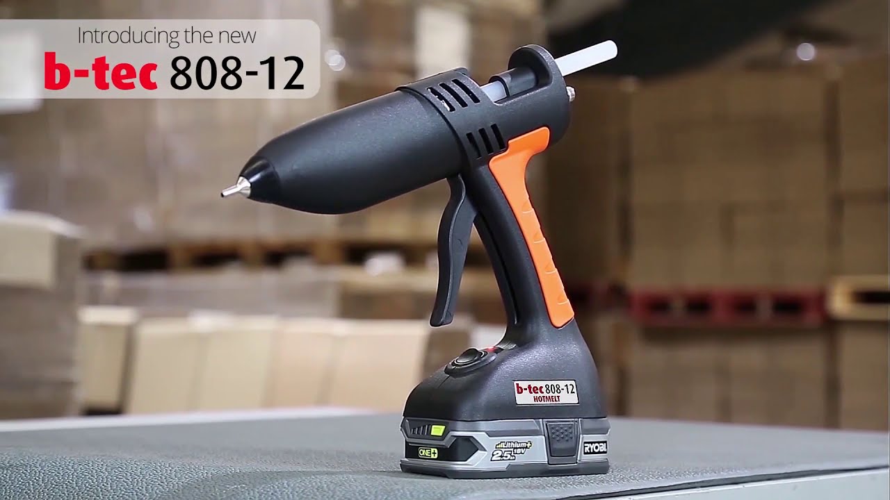 HOT GLUE GUN BATTERY POWERED BTEC 808 12 YouTube