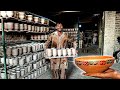 Interesting process of making ceramic mugs in factory