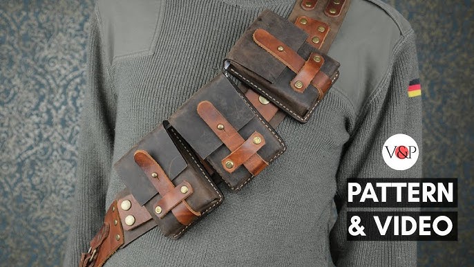 British P-1903 Leather Five Pocket Bandolier Pattern 1903