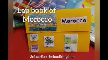 How to make lap books | lap book ideas | Morocco| Home school | diy | lap book projects