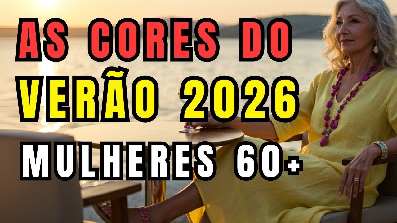 Cores do Verão 2026: tendências que realçam a beleza das mulheres 60+