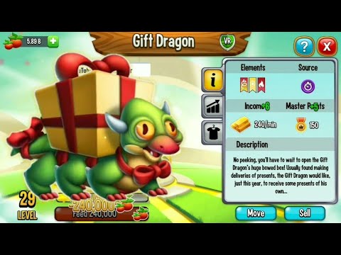 Senador extraer Refrescante Dragon City - Gift Dragon [New Very Rare Dragon] - YouTube