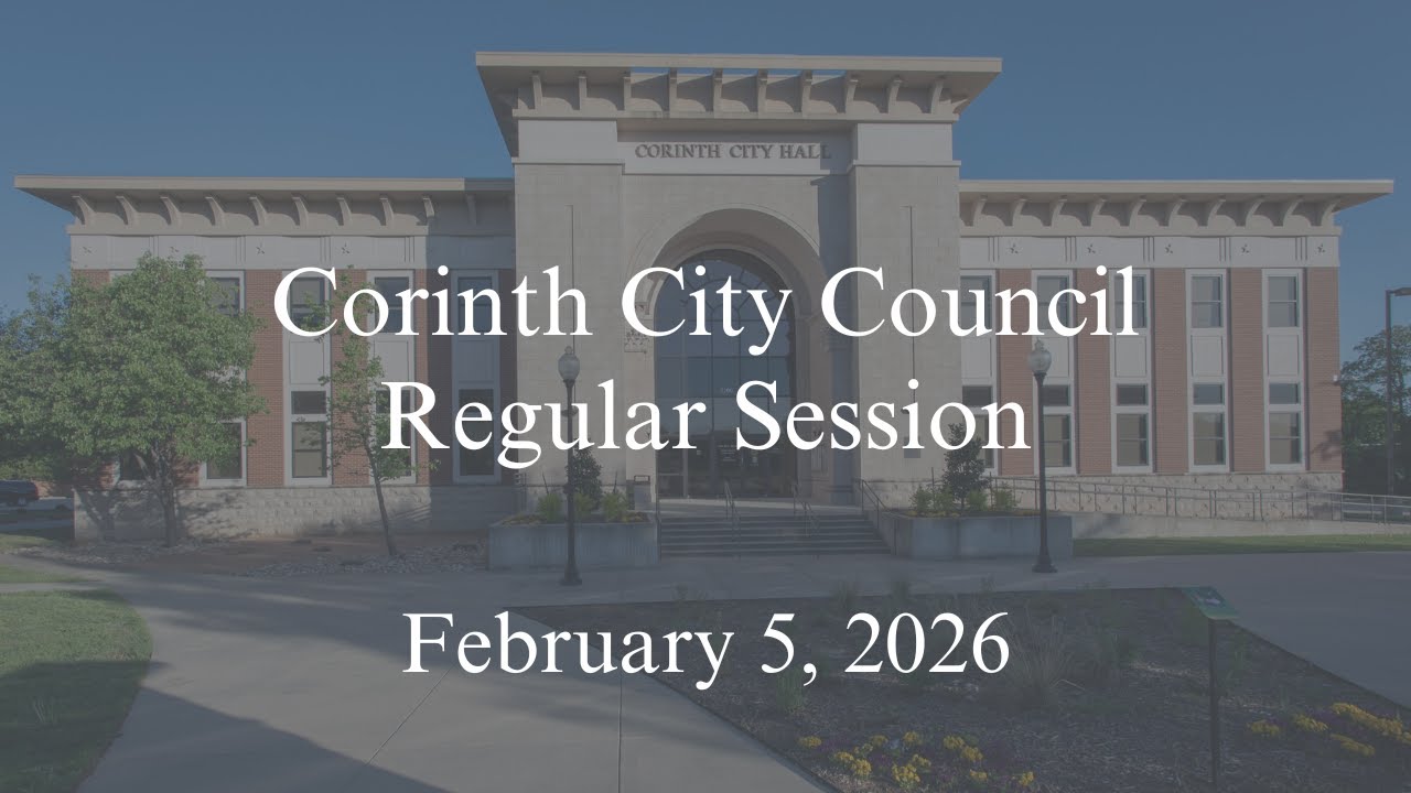 Corinth City Council Regular Session February 5, 2026