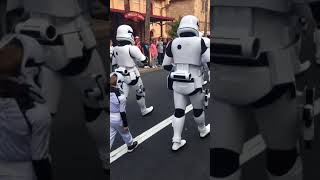 Disney Stormtrooper picks 5 year old to march with Captain Phasma