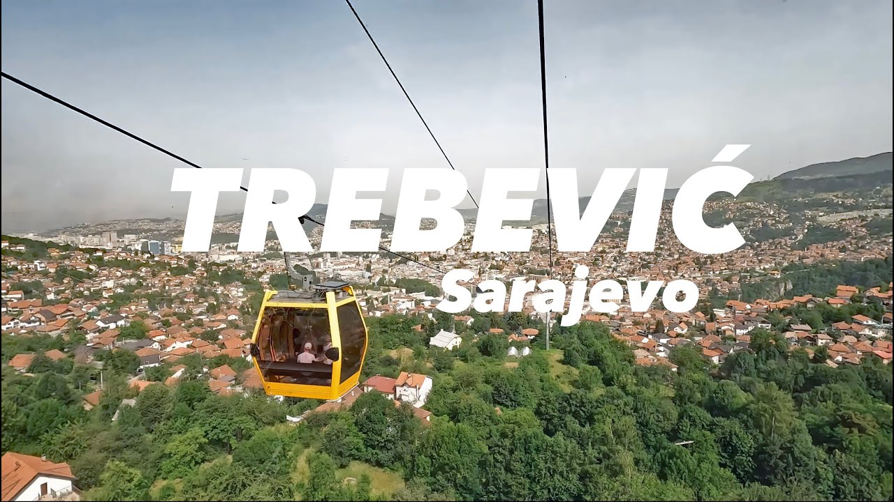 Od Trebevića do Sarajeva sa žičarom 🚡 From Trebevic to Sarajevo by cable car
