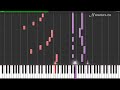 Ludovico Einaudi — Le Onde Piano Tutorial (Synthesia + Sheets + MIDI)