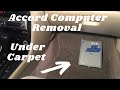 94-97 Honda Accord Computer Removal: ECU/TCU