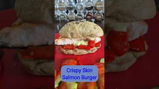 Crispy Skin Salmon burger