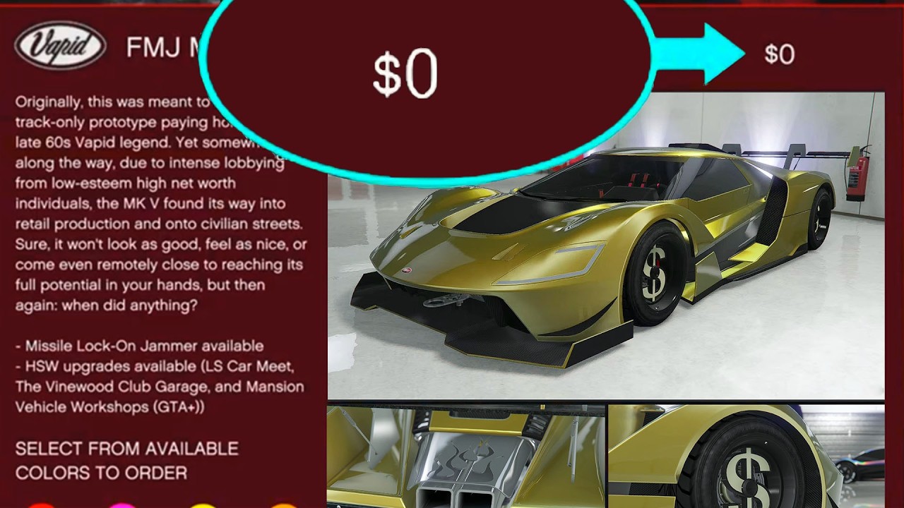 How To Get FREE Cars! In GTA 5 Online! (GTA 5 Money Glitch)