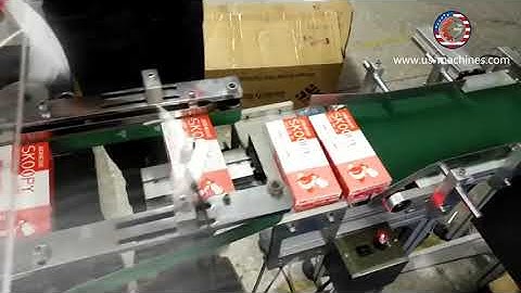 Ballpoint pen counting feeding cartoning machine pen case packing line