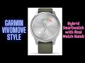 Garmin Vivomove Style Hybrid Smartwatch | | Best Smartwatch Review