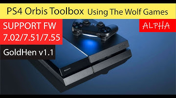 PS4 Orbis Toolbox Alpha PS4 7.55 Or Bellow Using THE WOLF GAMES HOST