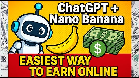 ChatGPT + Nano Banana Is The BEST Way To Earn Online 💸🍌