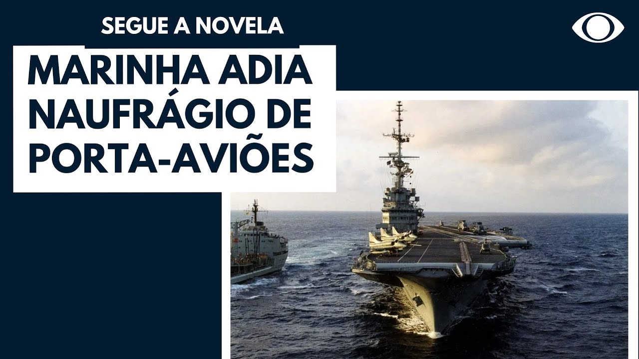 Marinha adia naufrágio de porta-aviões