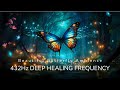 432hz asmr enchanted butterfly forest reduce anxiety elevate consciousness positive energy