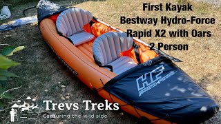 My first Bestway Hydro-Force Rapid X2 Kayak. Set up & overview.