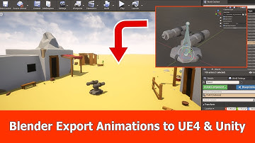 Blender Export Animations to UE4 and Unity