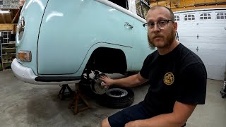 VW Bus front disc brake conversion
