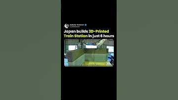 Japan’s 3D-Printed Train Station Shocks the World! 🌍