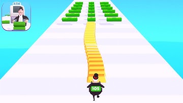 ATM RUSH game MAX LEVEL 🌈🤑💚 Gameplay All Levels Walkthrough iOS, Android New Game Money Runner