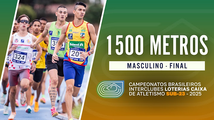JÂNIO VARJÃO VENCE OS 1500M RASOS | BRASILEIRO SUB-23 DE ATLETISMO 2025