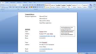 CV Preparation Tutorial 3