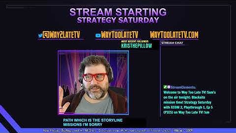 Blacksite mission time! XCOM 2, Playthrough 1, Episode 5 (P1E5) on Way Too Late TV!