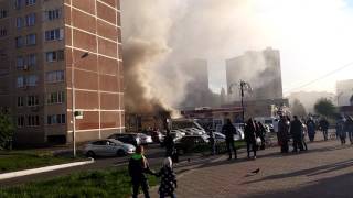 14 мая 2017 Пожар на рынке Возрождения г  Курчатов