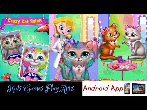 Crazy Cat Salon Furry Makeover - Game App for Android Kitty