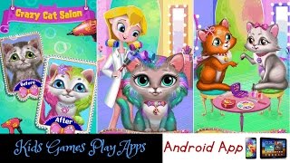 Crazy Cat Salon Furry Makeover - Game App for Android Kitty screenshot 2