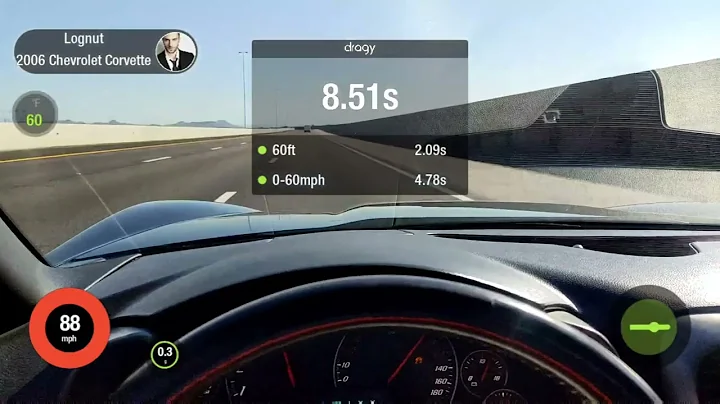 Stock 2006 Corvette 1/4 mile