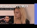 VOCAL COACH REACTS   MARCELITO POMOY  sings The Prayer!