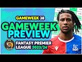 Fpl gameweek 38 preview  best differentials  fantasy premier league tips 202324