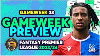 FPL GAMEWEEK 38 PREVIEW | BEST DIFFERENTIALS! | Fantasy Premier League Tips 2023/24 screenshot 3
