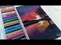 como dibujar con colores pastel un paisaje || tizas pastel / speed drawing