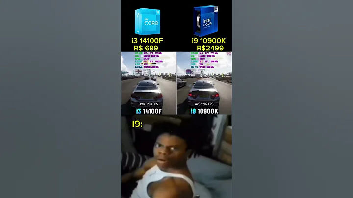 i3 14100F VS i9 10900k, How Come? 💀#shorts