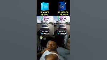 i3 14100F VS i9 10900k, How Come? 💀#shorts