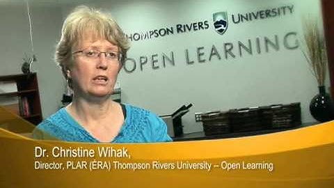 PLAR Thompson Rivers University, Open Learning