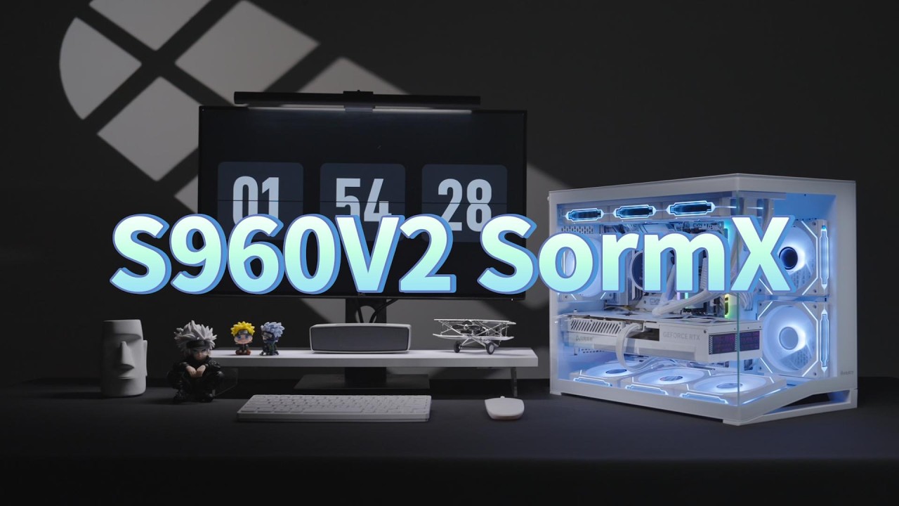 🚀Level Up Your Setup with the Huntkey S960V2 StormX PC Case