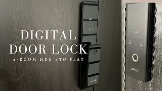 MINIMALIST WABI SABI 4-ROOM HDB | Reviewing LUXUS Digital Door, Gate Lock and Video Doorbell screenshot 1