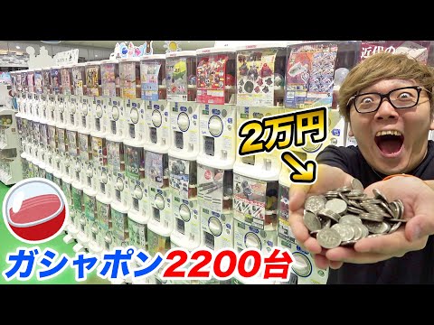 ガシャポン2200台を本気で回し続けたら当たりまくりwww【ガシャポンのデパート】