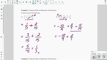 Lesson 2.5: Order of Operations with Rational Numbers (Video Lesson)
