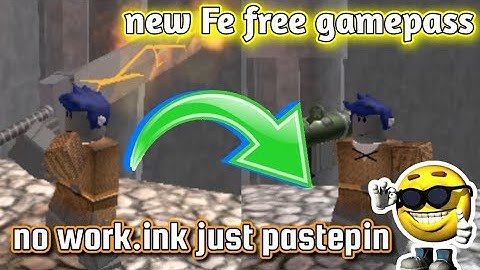 new Fe free gamepasses | work for fluxus•hydrogen•delta go to pin comment to try the script enjoy