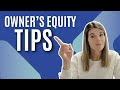 Best Practices for Owners Equity