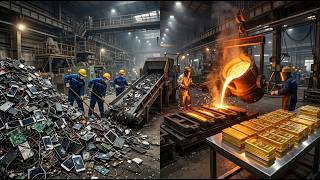 How Millions of Dead Phones Become Pure Gold | Inside a Mega Recycling Factory
