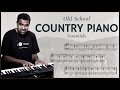 Old school country rhythm essentials for easy piano accompaniment