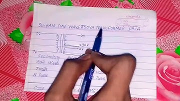Su-kam Sine wave transformer data