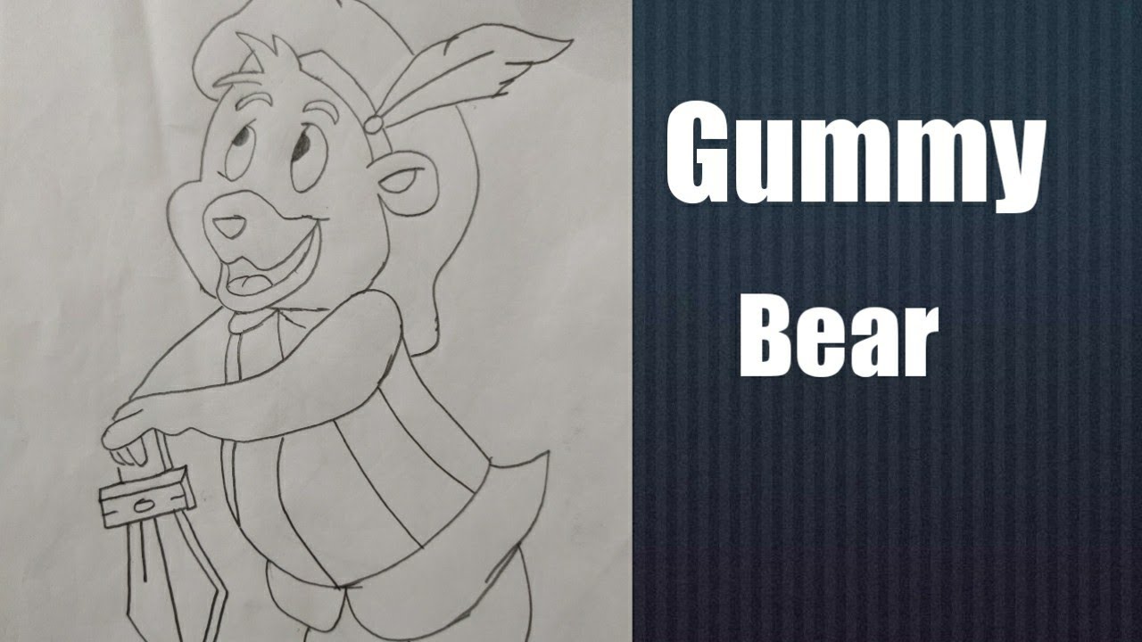 How to Draw Gummy Bear - YouTube